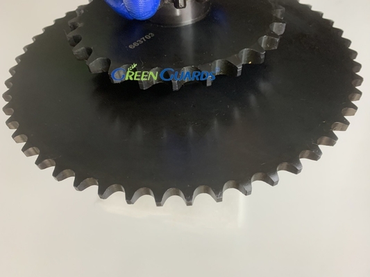OEM Standard Pinion Double Sprocket G663703 Lawn Equipment Replacement Parts for Turfco Machine