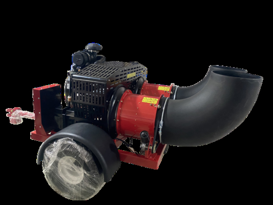 OEM Golf Course Twin Turbines Debris Blower , Grass Leaf Blower，3600r Min 4 Stroke Driving Gasoline