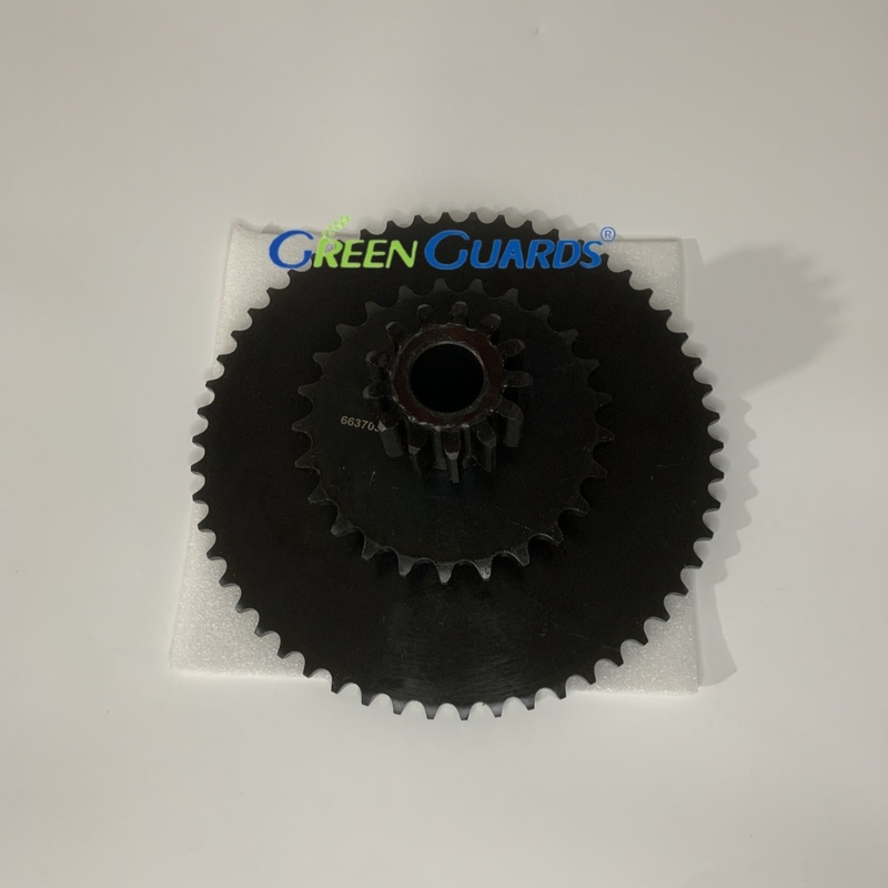OEM Standard Pinion Double Sprocket G663703 Lawn Equipment Replacement Parts for Turfco Machine