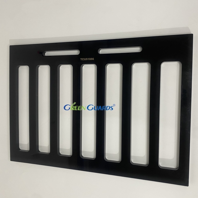 Lawn Mower Tine Holder Guard, 4 Tine Inside GTCU51886 Fits John Deere Tractor-Mounted Aerators