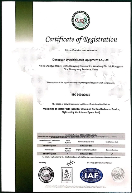 China Huizhou Rongrun Industrial Co., Ltd certification